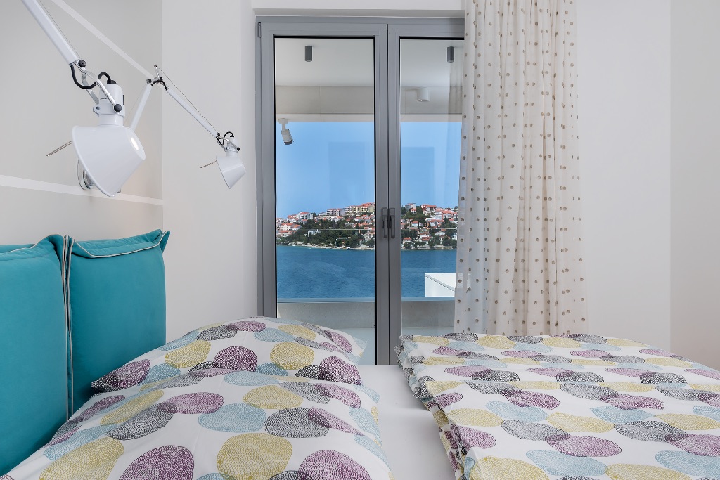 Schlafzimmer mit Meerblick